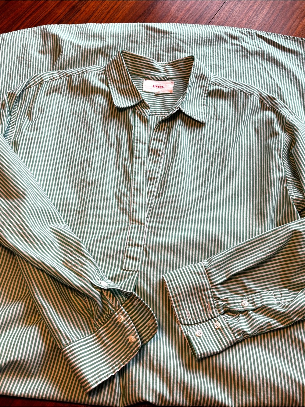 XIRENA Classic Stripe Tunic Beach Cover-Up Medium - Picture 5 of 10